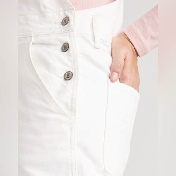 NWOT! O.G. Straight White Workwear Jean Overalls for Women - Multiple Sizes - Picture 5 of 10